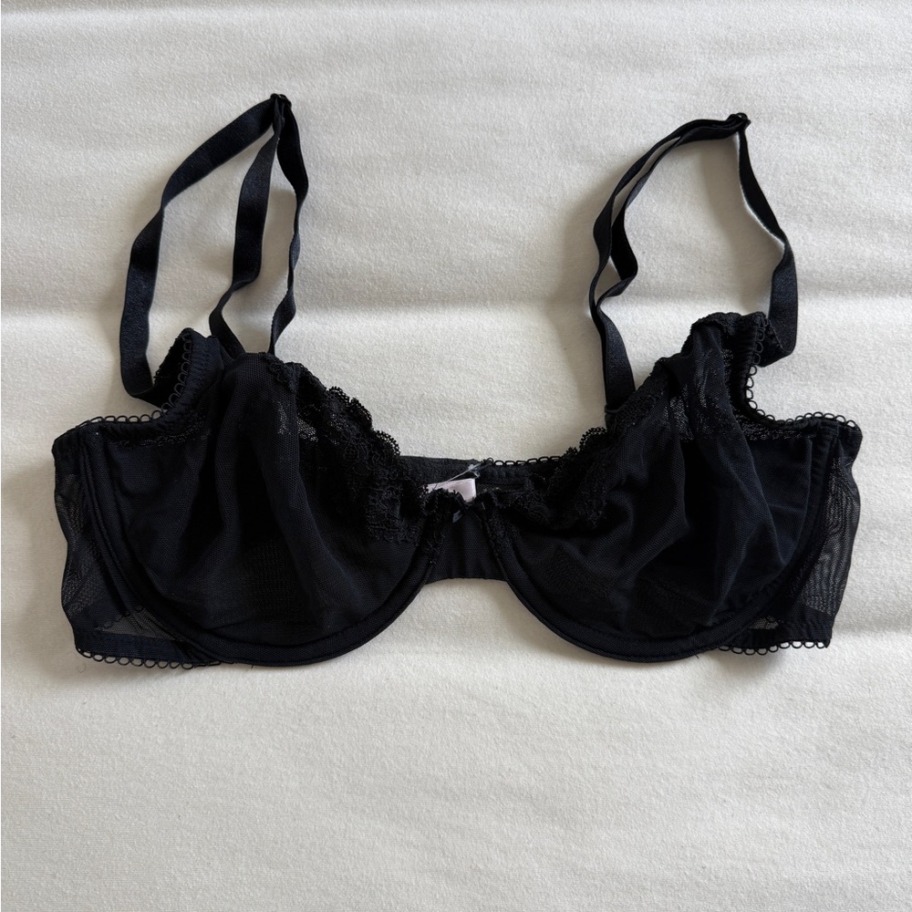 Black Lace Underwire Bra